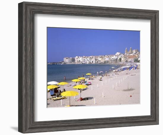 Cefalu, Sicily, Italy-Peter Thompson-Framed Photographic Print