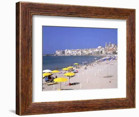 Cefalu, Sicily, Italy-Peter Thompson-Framed Photographic Print