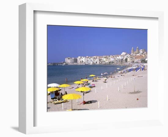 Cefalu, Sicily, Italy-Peter Thompson-Framed Photographic Print