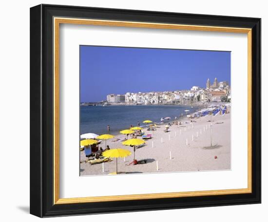 Cefalu, Sicily, Italy-Peter Thompson-Framed Photographic Print