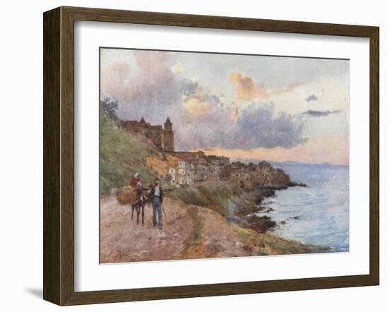 Cefalu: Sunset-Alberto Pisa-Framed Giclee Print