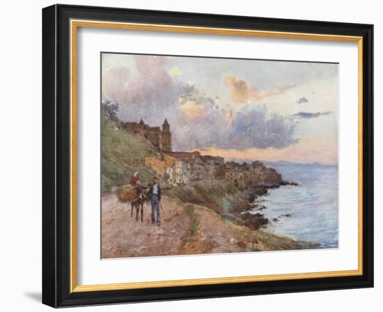 Cefalu: Sunset-Alberto Pisa-Framed Giclee Print