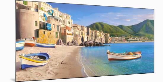 Cefalu-Adriano Galasso-Mounted Art Print