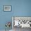 Ceiling decorated with blue and white chinaware in the Porcelain House, Tianjin, China-Keren Su-Framed Photographic Print displayed on a wall