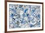 Ceiling decorated with blue and white chinaware in the Porcelain House, Tianjin, China-Keren Su-Framed Premium Photographic Print
