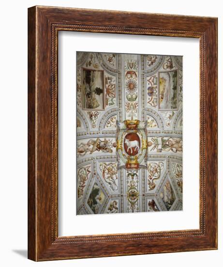 Ceiling Decoration, Villa Cicogna Mozzoni, Bisuschio, Italy, 16th Century-null-Framed Giclee Print