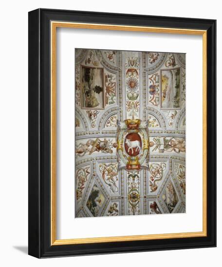 Ceiling Decoration, Villa Cicogna Mozzoni, Bisuschio, Italy, 16th Century-null-Framed Giclee Print