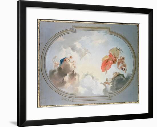 Ceiling Design Depicting the Apotheosis of Flora-Jacob De Wit-Framed Giclee Print