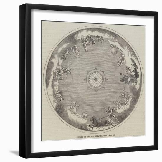 Ceiling of Astley's Theatre-null-Framed Giclee Print