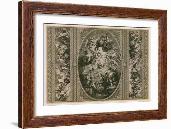 Ceiling of the Banqueting House in Whitehall-Peter Paul Rubens-Framed Giclee Print