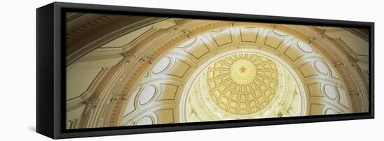 Ceiling of the Dome of the Texas State Capitol Building, Austin, Texas, USA-null-Framed Stretched Canvas