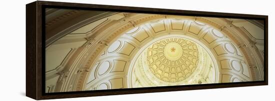 Ceiling of the Dome of the Texas State Capitol Building, Austin, Texas, USA-null-Framed Stretched Canvas