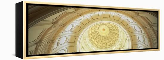 Ceiling of the Dome of the Texas State Capitol Building, Austin, Texas, USA-null-Framed Stretched Canvas