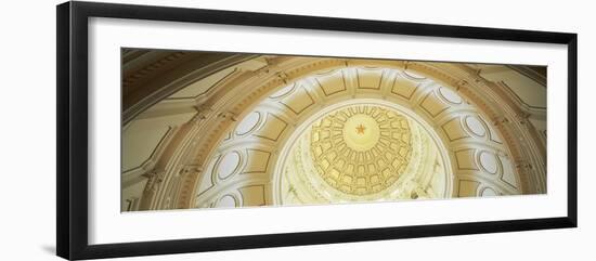 Ceiling of the Dome of the Texas State Capitol Building, Austin, Texas, USA-null-Framed Photographic Print