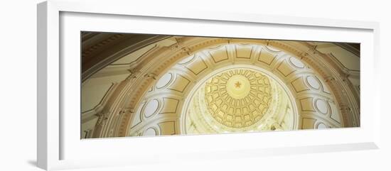 Ceiling of the Dome of the Texas State Capitol Building, Austin, Texas, USA-null-Framed Photographic Print
