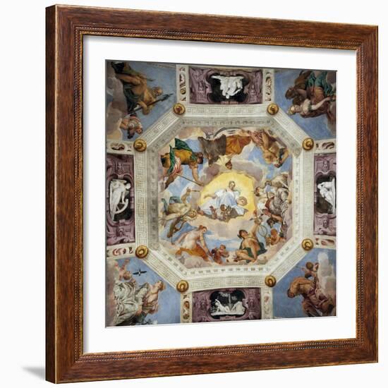 Ceiling of the Hall of Olympus-Paolo Veronese-Framed Giclee Print