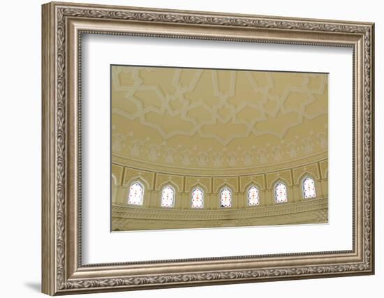 Ceiling Ornament, Old Souk, Blue Souk, Traditional Shopping Centre, Emirate of Sharjah-Axel Schmies-Framed Photographic Print