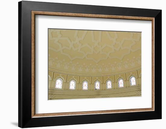 Ceiling Ornament, Old Souk, Blue Souk, Traditional Shopping Centre, Emirate of Sharjah-Axel Schmies-Framed Photographic Print