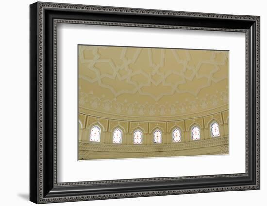 Ceiling Ornament, Old Souk, Blue Souk, Traditional Shopping Centre, Emirate of Sharjah-Axel Schmies-Framed Photographic Print