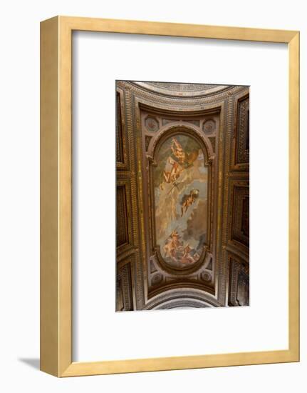 Ceiling Painting in NYPL, New York Public Library-Andrea Lang-Framed Photographic Print