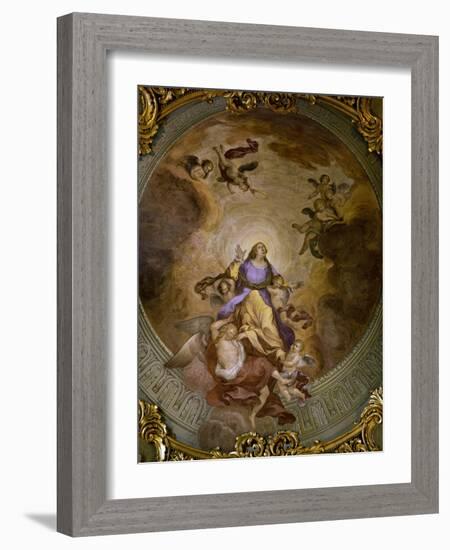 Ceiling Painting of Saint Catherine's Chapel,1830-Francesco Borromini-Framed Giclee Print