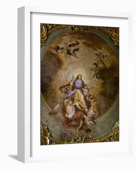 Ceiling Painting of Saint Catherine's Chapel,1830-Francesco Borromini-Framed Giclee Print