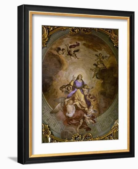 Ceiling Painting of Saint Catherine's Chapel,1830-Francesco Borromini-Framed Giclee Print