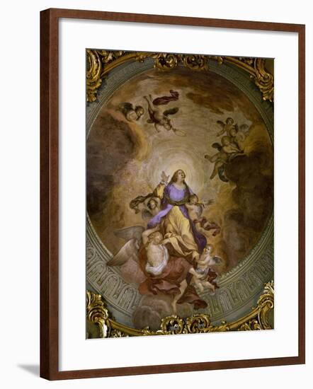 Ceiling Painting of Saint Catherine's Chapel,1830-Francesco Borromini-Framed Giclee Print