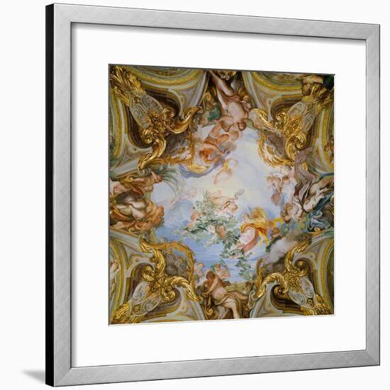 Ceiling with the Summer-Gregorio De Ferrari-Framed Giclee Print