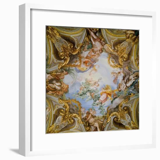 Ceiling with the Summer-Gregorio De Ferrari-Framed Giclee Print