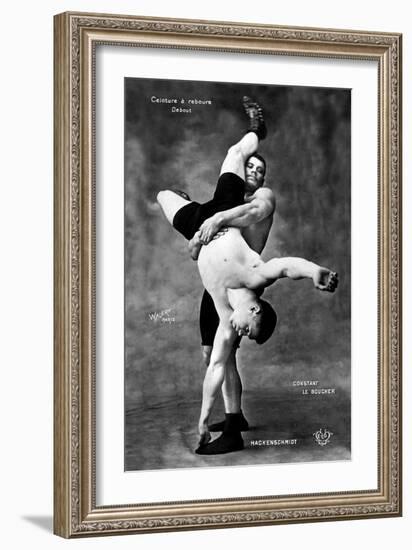 Ceinture a Rebours Debout-null-Framed Art Print