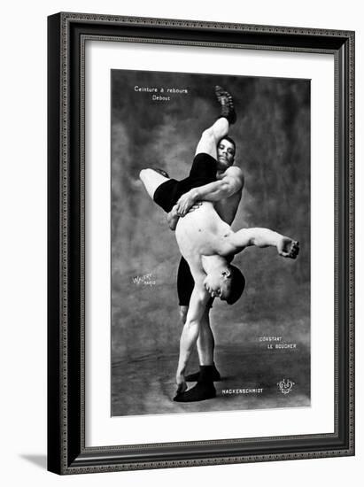 Ceinture a Rebours Debout-null-Framed Art Print