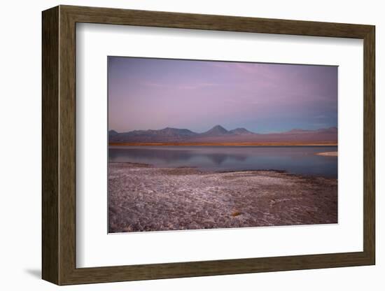 Cejar, a Series of Three Ponds Located in the Middle of the Salt Lake-Mallorie Ostrowitz-Framed Photographic Print