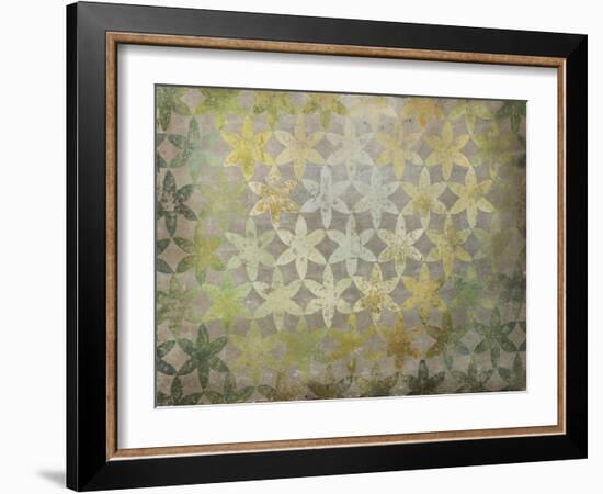 Celadon Flowers-Kari Taylor-Framed Giclee Print