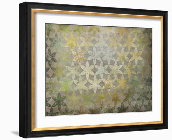 Celadon Flowers-Kari Taylor-Framed Giclee Print