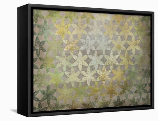 Celadon Flowers-Kari Taylor-Framed Premier Image Canvas