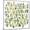 Celadon Geometry II-null-Mounted Art Print