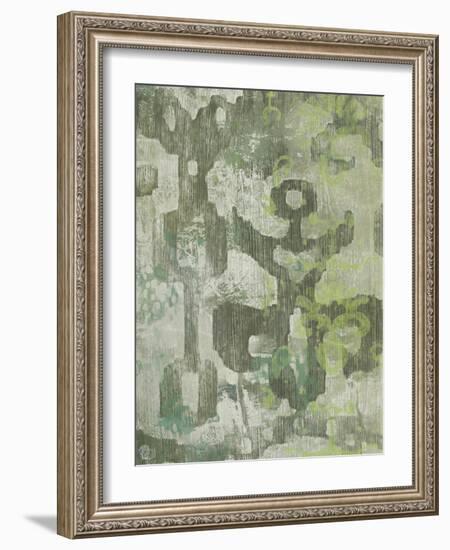 Celadon Ikat II-Chariklia Zarris-Framed Art Print