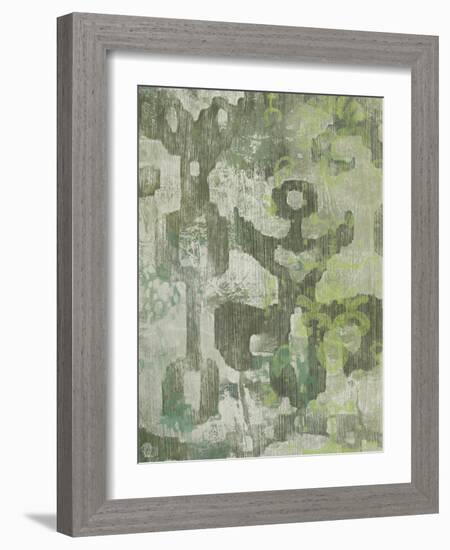 Celadon Ikat II-Chariklia Zarris-Framed Art Print