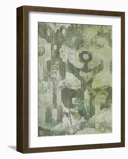 Celadon Ikat II-Chariklia Zarris-Framed Art Print