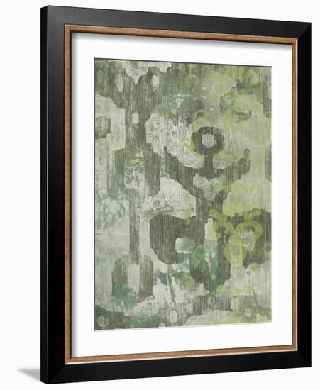 Celadon Ikat II-Chariklia Zarris-Framed Art Print