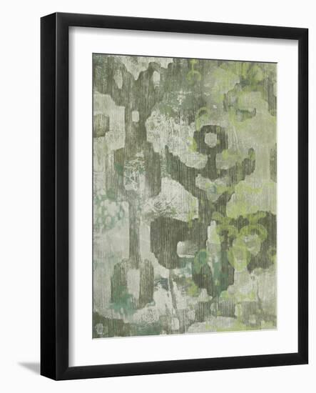 Celadon Ikat II-Chariklia Zarris-Framed Art Print