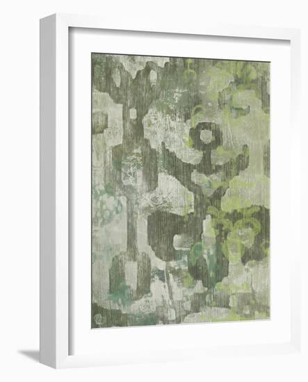 Celadon Ikat II-Chariklia Zarris-Framed Art Print