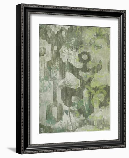 Celadon Ikat II-Chariklia Zarris-Framed Art Print