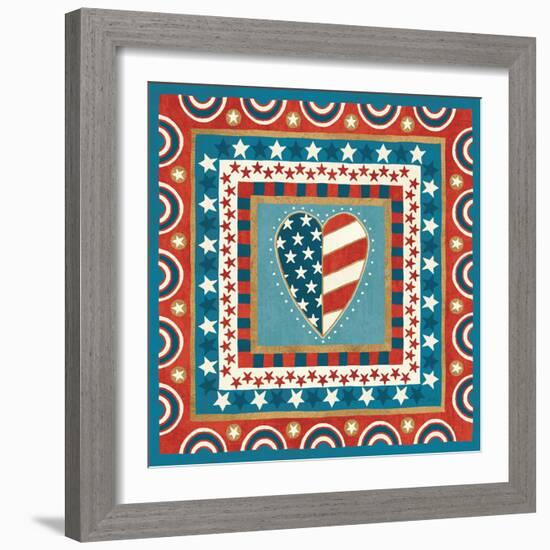 Celebrate USA I-Veronique Charron-Framed Art Print