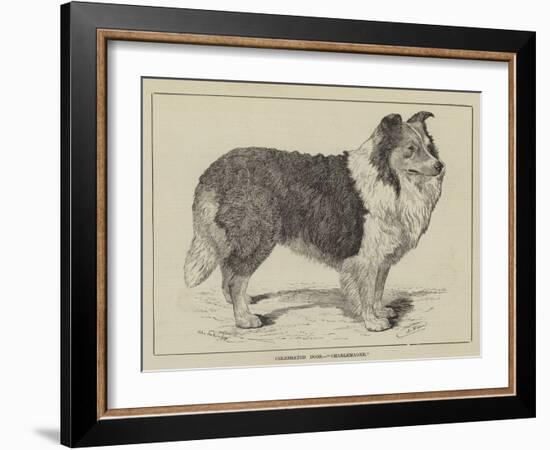 Celebrated Dogs, Charlemagne-Louis Wain-Framed Giclee Print