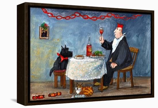 Celebrating Christmas-Margaret Loxton-Framed Premier Image Canvas