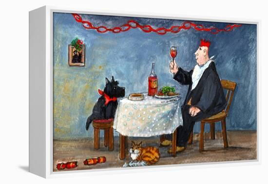 Celebrating Christmas-Margaret Loxton-Framed Premier Image Canvas