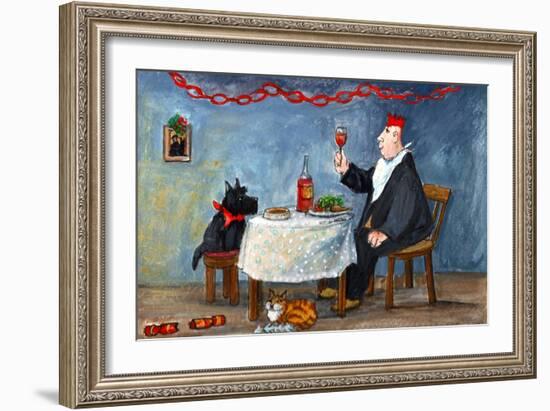 Celebrating Christmas-Margaret Loxton-Framed Giclee Print