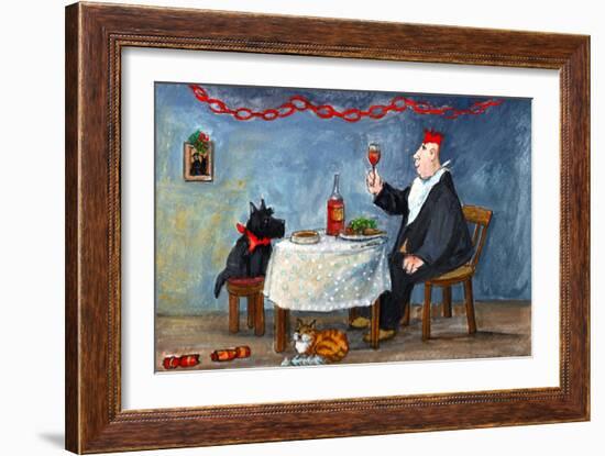 Celebrating Christmas-Margaret Loxton-Framed Giclee Print